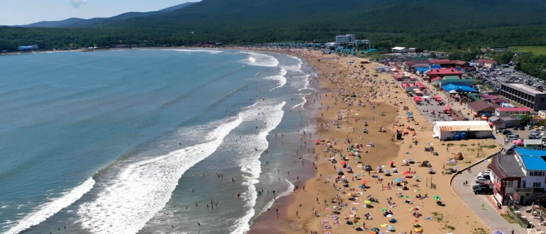 Пляж Шамора во Владивостоке